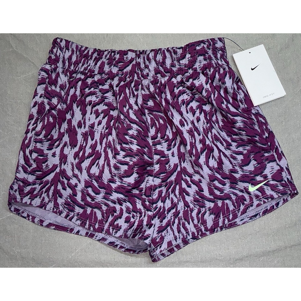 Nike Training Shorts Lined Size Medium Kids Girls NWT